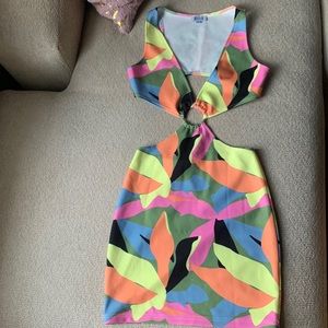 Beginning Boutique cut out Mini Dress